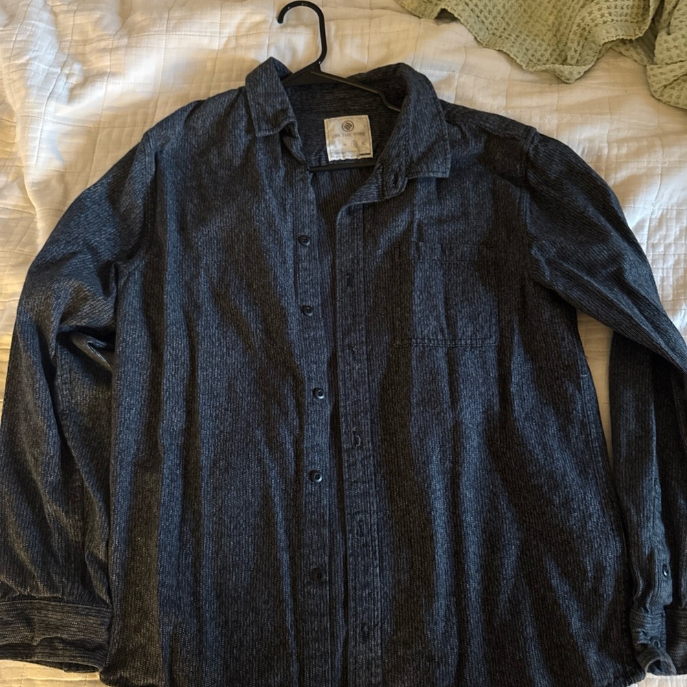 On the Byas Charcoal Button-Up Shirt Jacket